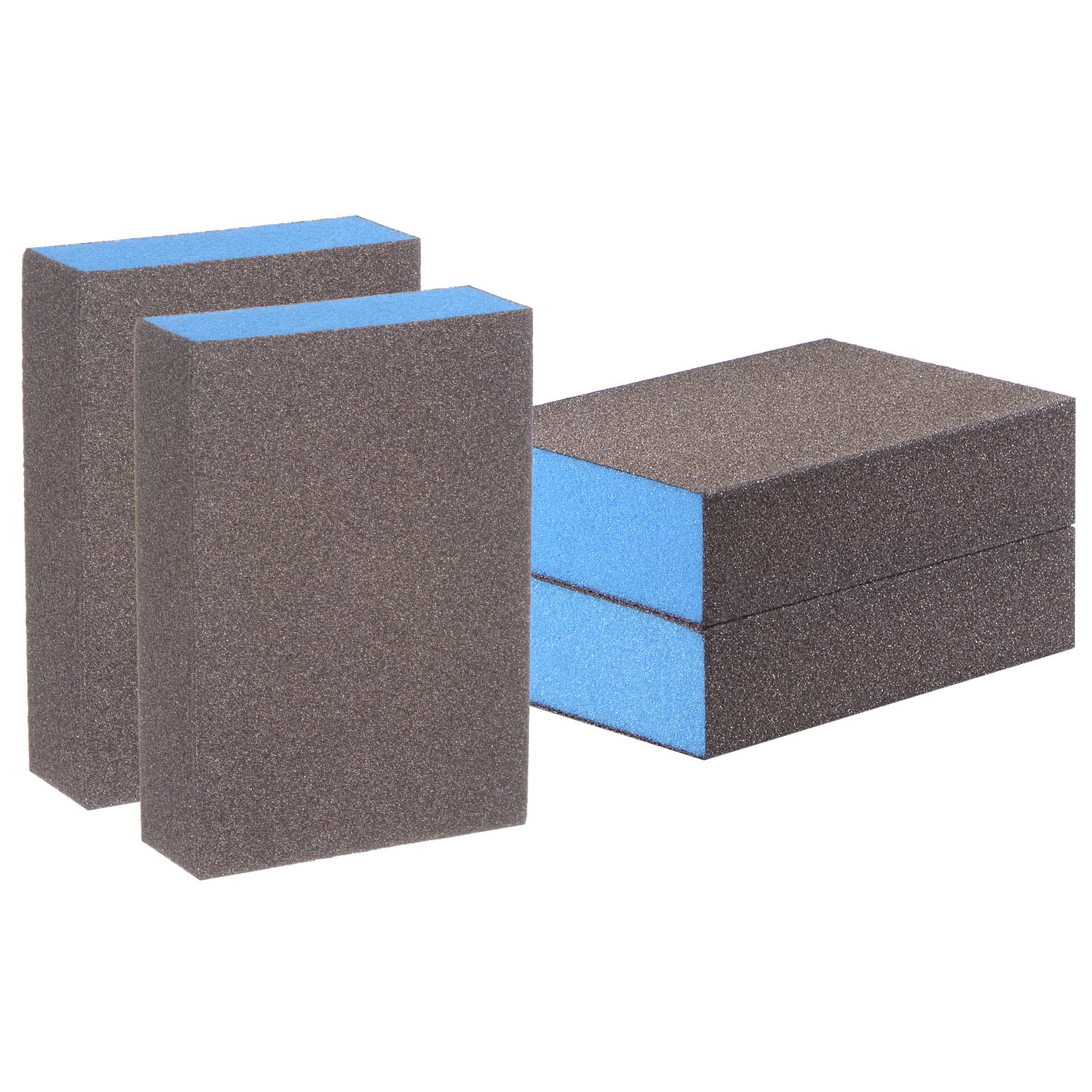 Blocchi di levigatura, 4 pezzi di spugne abrasive, grana 400, blocco abrasivo 100x70x25 mm(150Grits)