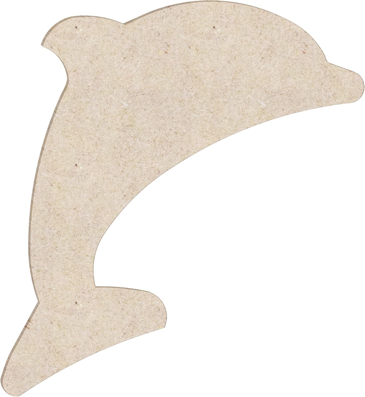 12" Dolphin Unfinished Wood Cutout Shape