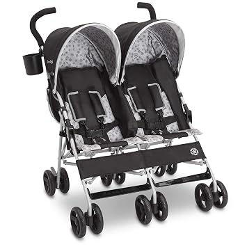 Jeep Scout Double Stroller, Charcoal Galaxy
