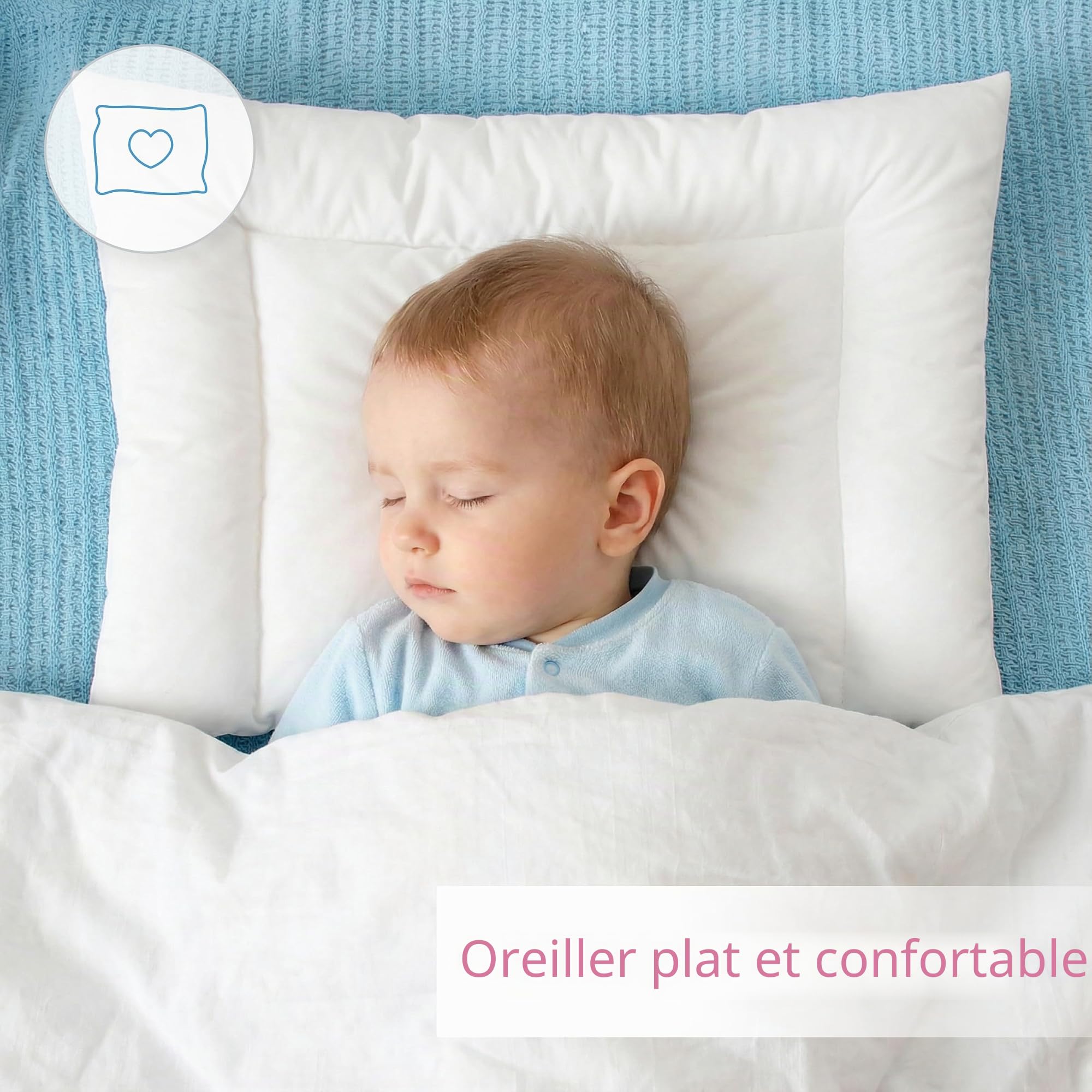 Baby Comfort Couette pour lit de bébé 60 x 40 cm (12 Mois+)