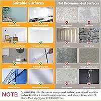 Vista 6 de STICKGOO Azulejos de pared de 10 hojas con aspecto de mármol, azulejos autoadhesivos de primera calidad de 12 x 12 pulgadas, para cocina