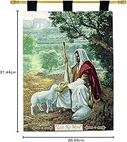 Vista 23 de Manual Woodworkers and Weavers, colección Inspirational, mural de pared y varilla de pináculo, 36 por 26 pulgadas., Algodón, Gris