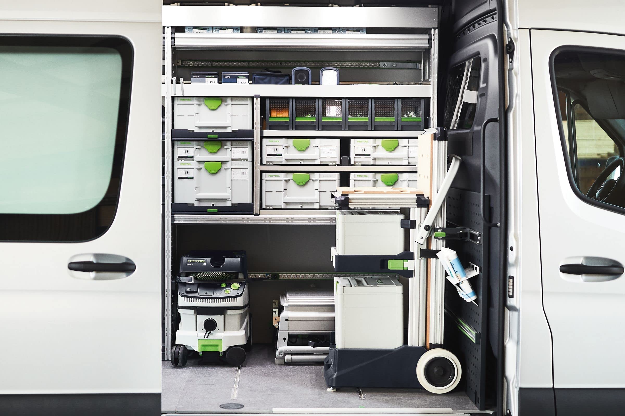 Festool Set de energía SYS 18V 2x5,0/TCL 6 DUO | BP 18 Li 5,0 ASI - Pack de baterías con Bluetooth, cargador rápido y SYS3 M 187 en set