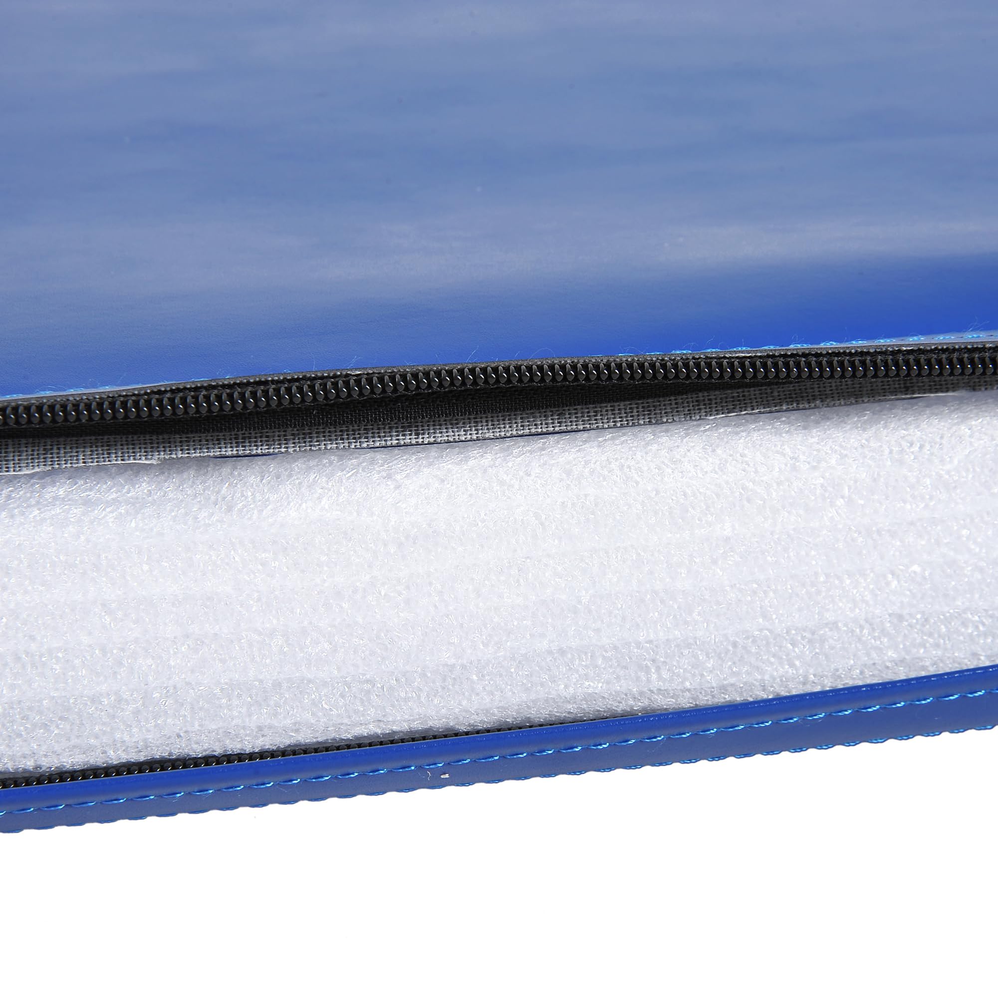 Alfombra de gimnasia yoga pilates fitness plegable portátil gran comodidad 180 x 60 x 5 cm de piel sintética