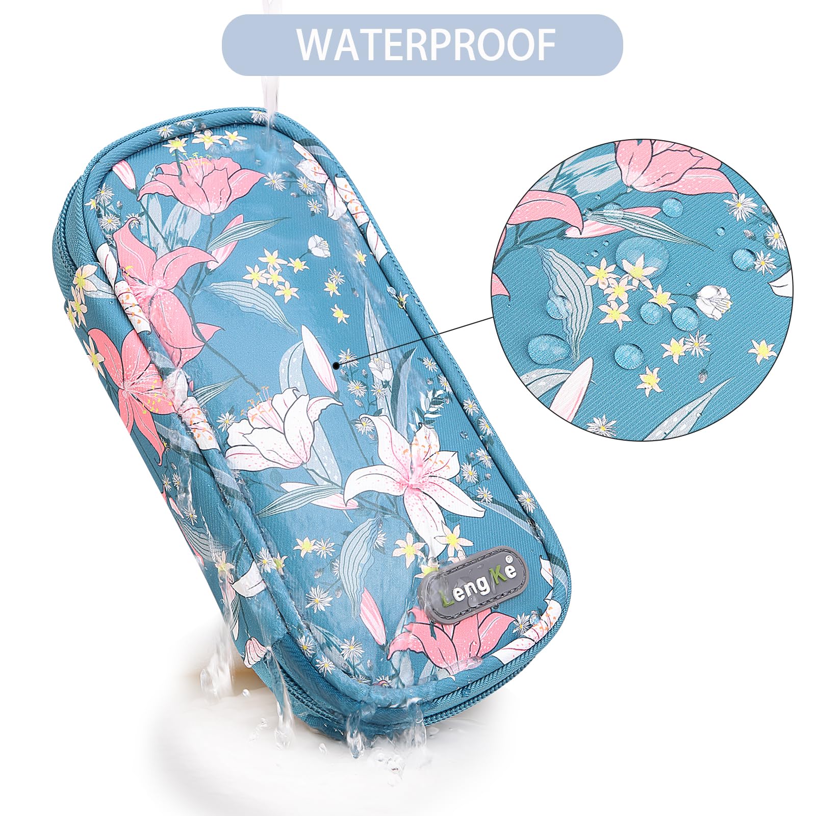 BOMKEE Insulin Cooler Travel Case for Diabetic Insulin Cooling Case Travel Insulin Pen Case Cooler Insulin Bag Carrying Organizer with 2 Ice Pack - Image 4