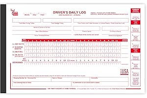 2-Ply Carbonless Buck Driver Daily Log Book