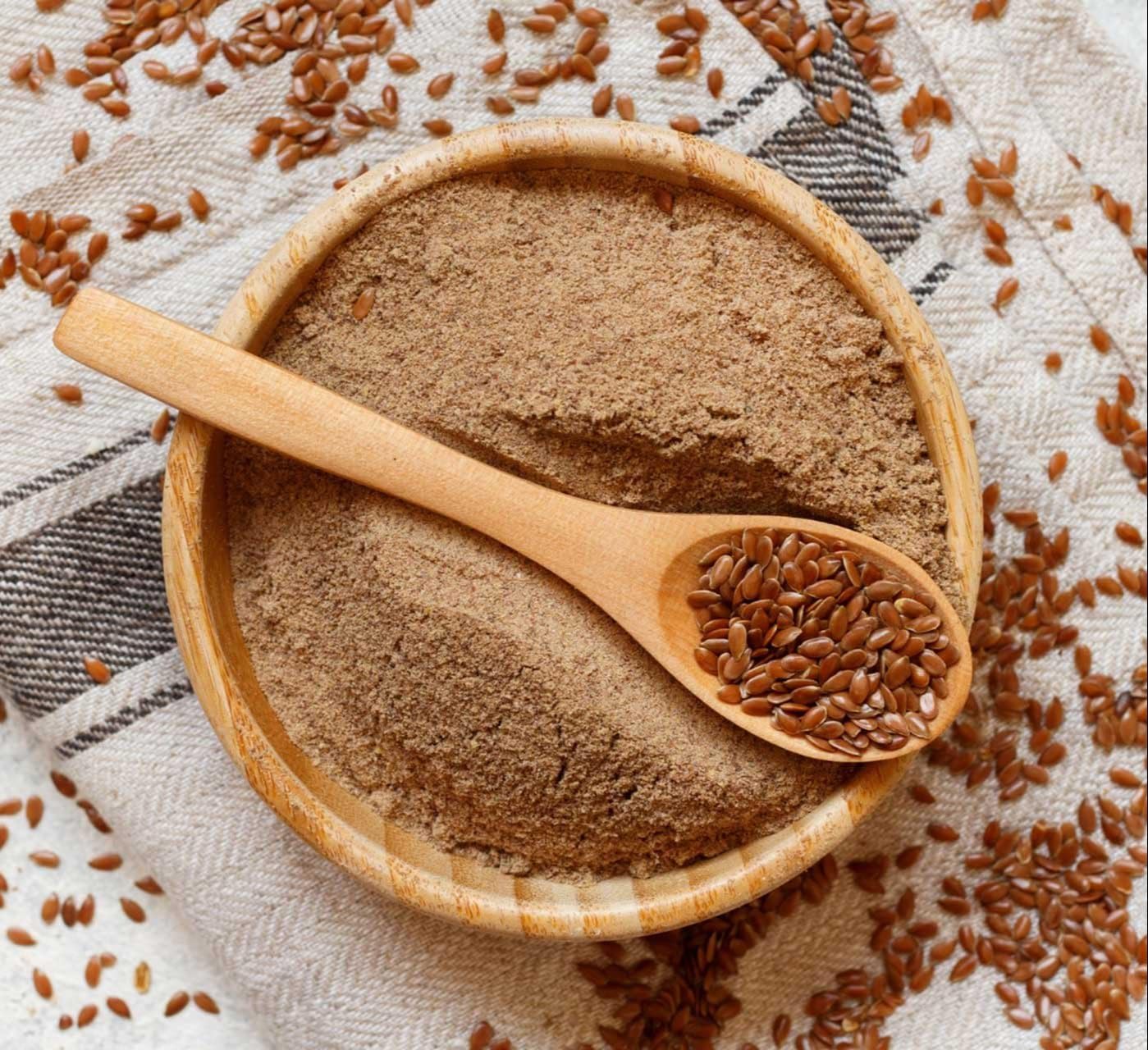 Raw Farm - Harina de Semillas de Lino - 1kg - 100% Pura, Sin Gluten, Rica en Proteínas, Baja en Carbohidratos, Sin Frutos Secos, Para Hornear, Cocinar y Smoothies