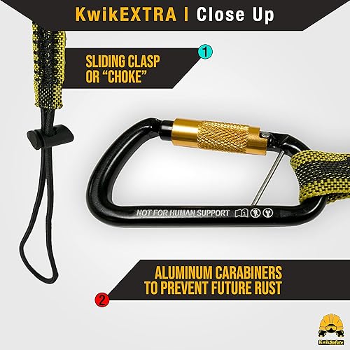 Miniatura 4 de KwikSafety (Charlotte, Carolina del Norte) - Paquete de 3 cuerdas de herramientas resistentes y carrete de alambre de amarre de armadura (PPE)