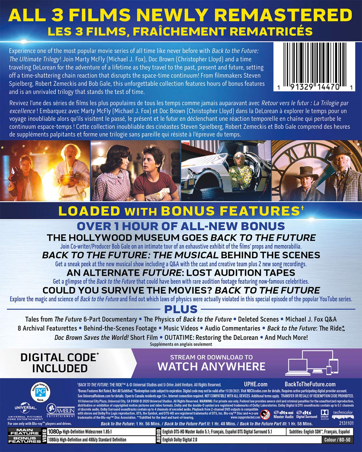 Amazon.co.jp: Back to the Future: The Ultimate Trilogy - Blu-ray +