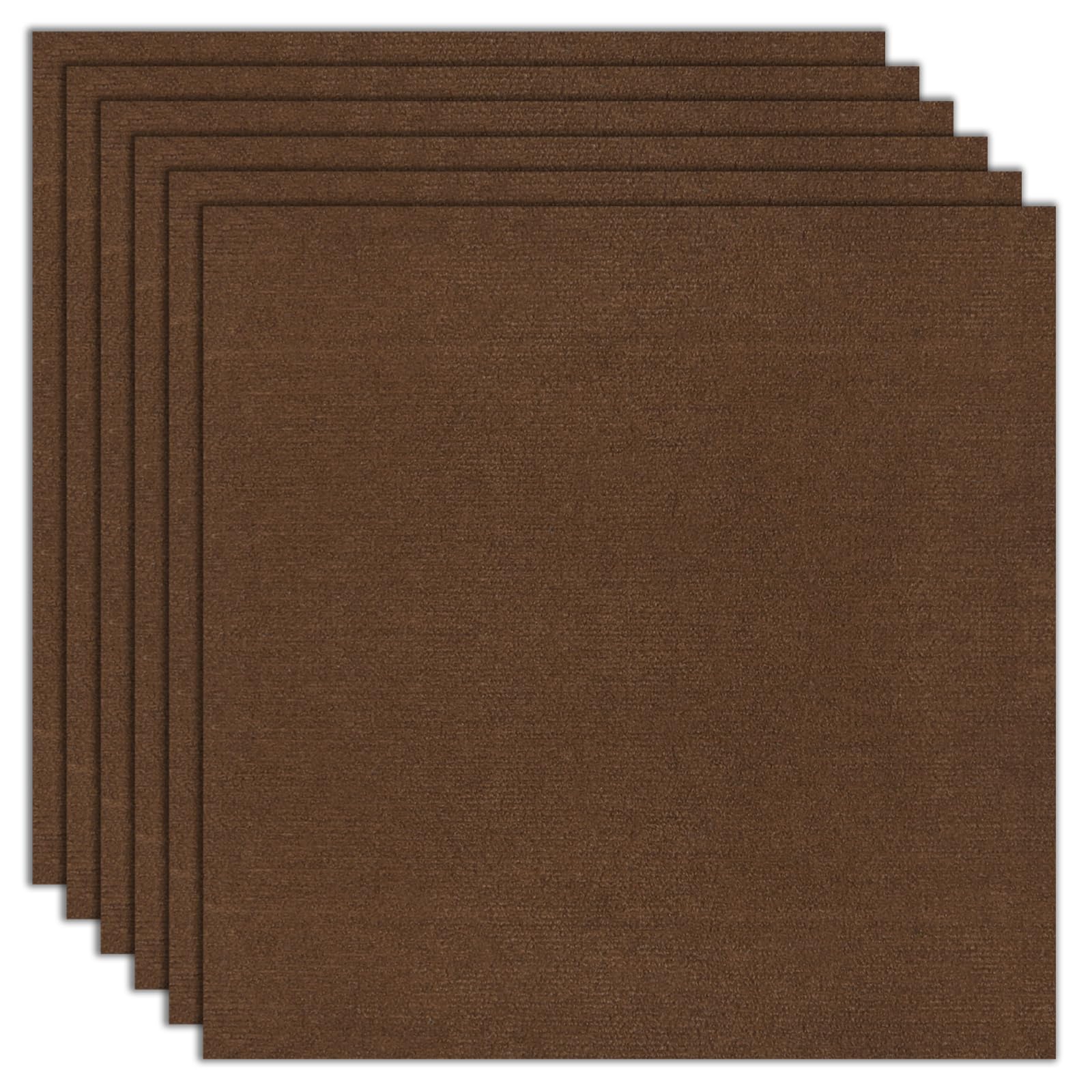 24" x 24" Carpet Tiles Peel and Stick, Non-Slip Squares Carpet Floor Tile, Easy DIY Install, Self Adhesive Carpet Squares for Kitchen Bedrooms Indoor Outdoor