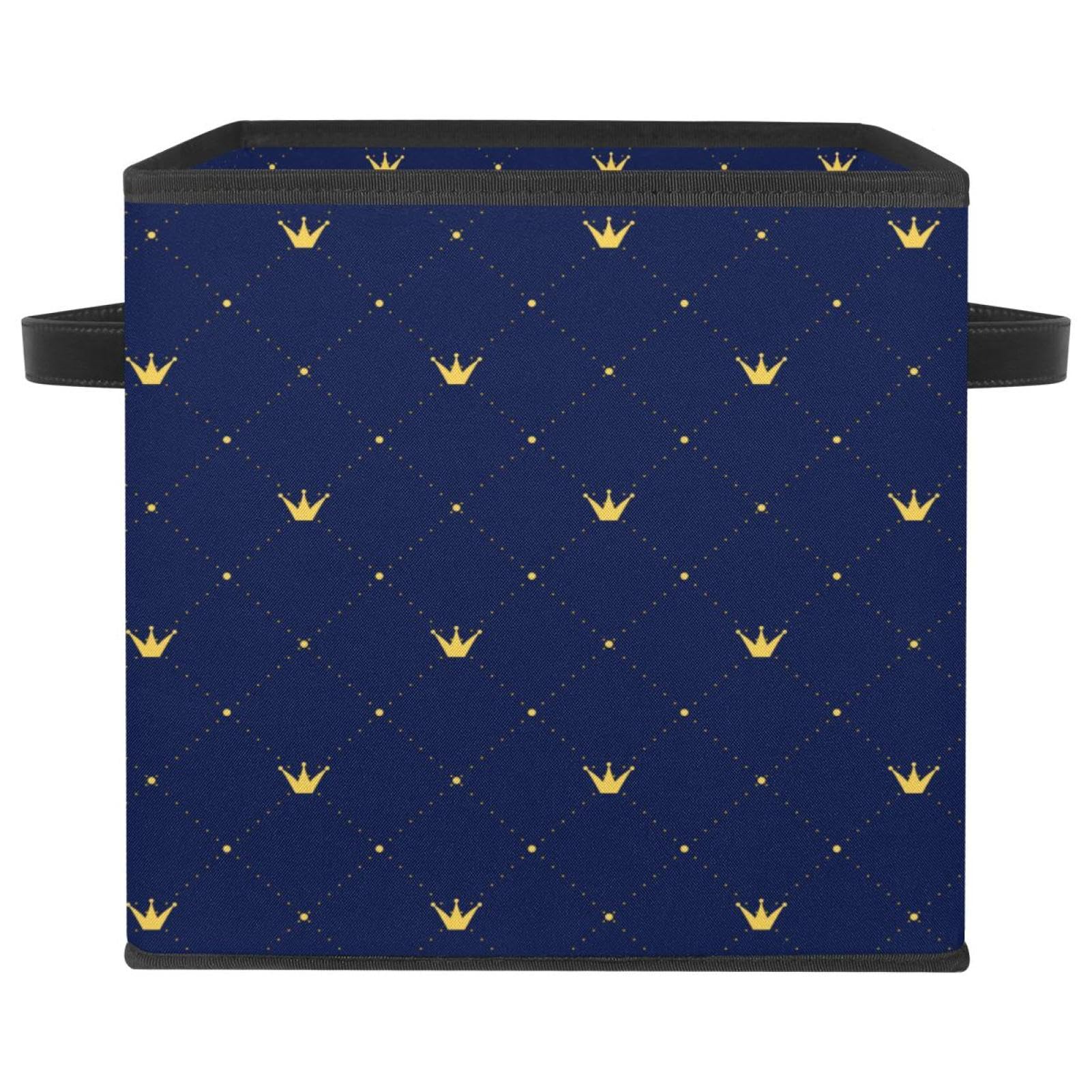 Boîte de rangement pliable en tissu cube pour placard, chambre, jouets et vêtements de maison