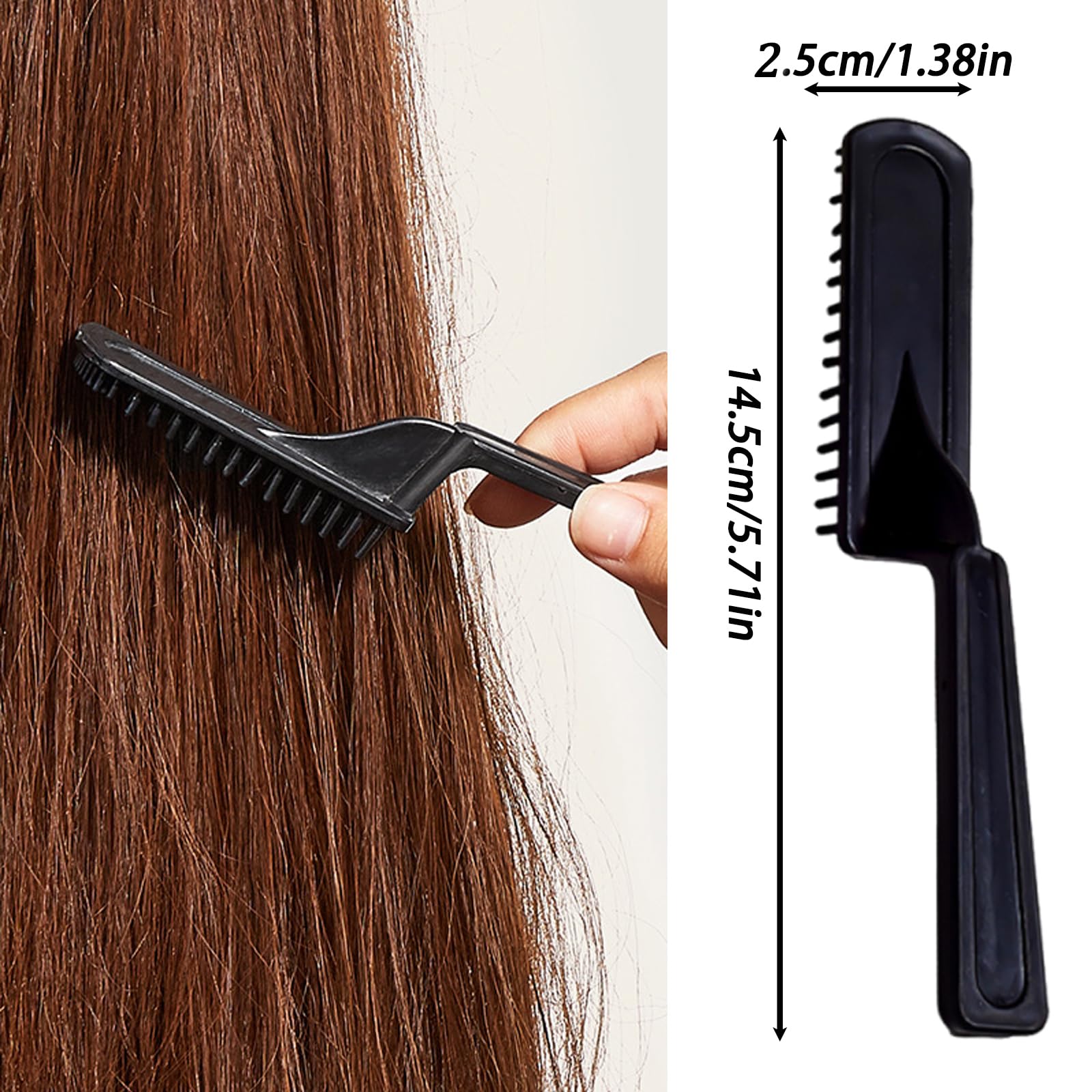 Lot de 8 Pinceau coloration cheveux pour cheveux balayage nuque pinceaux de coloration professionnels peigne de coiffure outil de coloration des cheveux brosse à outils balance femme