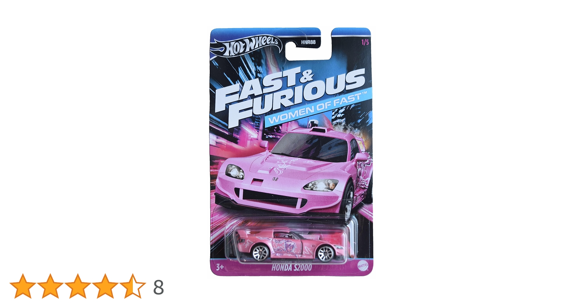 Hot Wheels Honda S2000, Fast & Furious Women of Fast 1/5