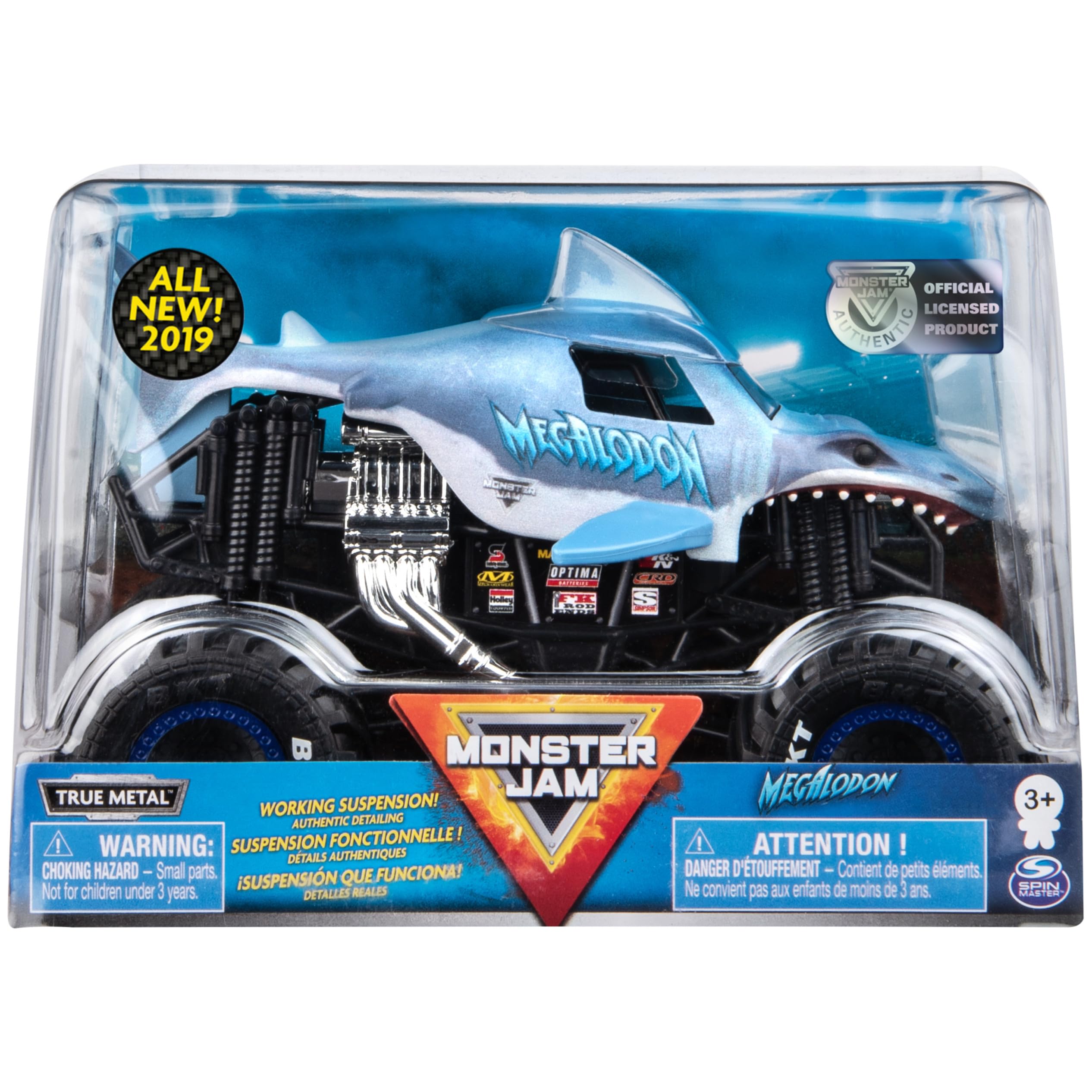 Monster JAM 1:24 Scale Megalodon New 2019 (Original Version)