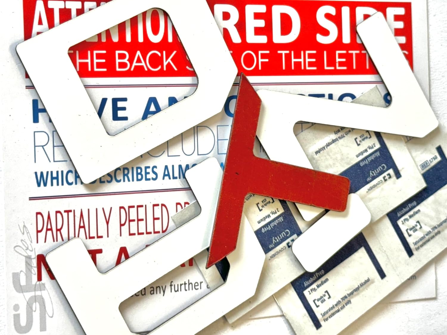 Red Tailgate Letters Compatible with Tandur 2014-2021 Rear ABS Plastic Selfadhesive Inserts Not Decals