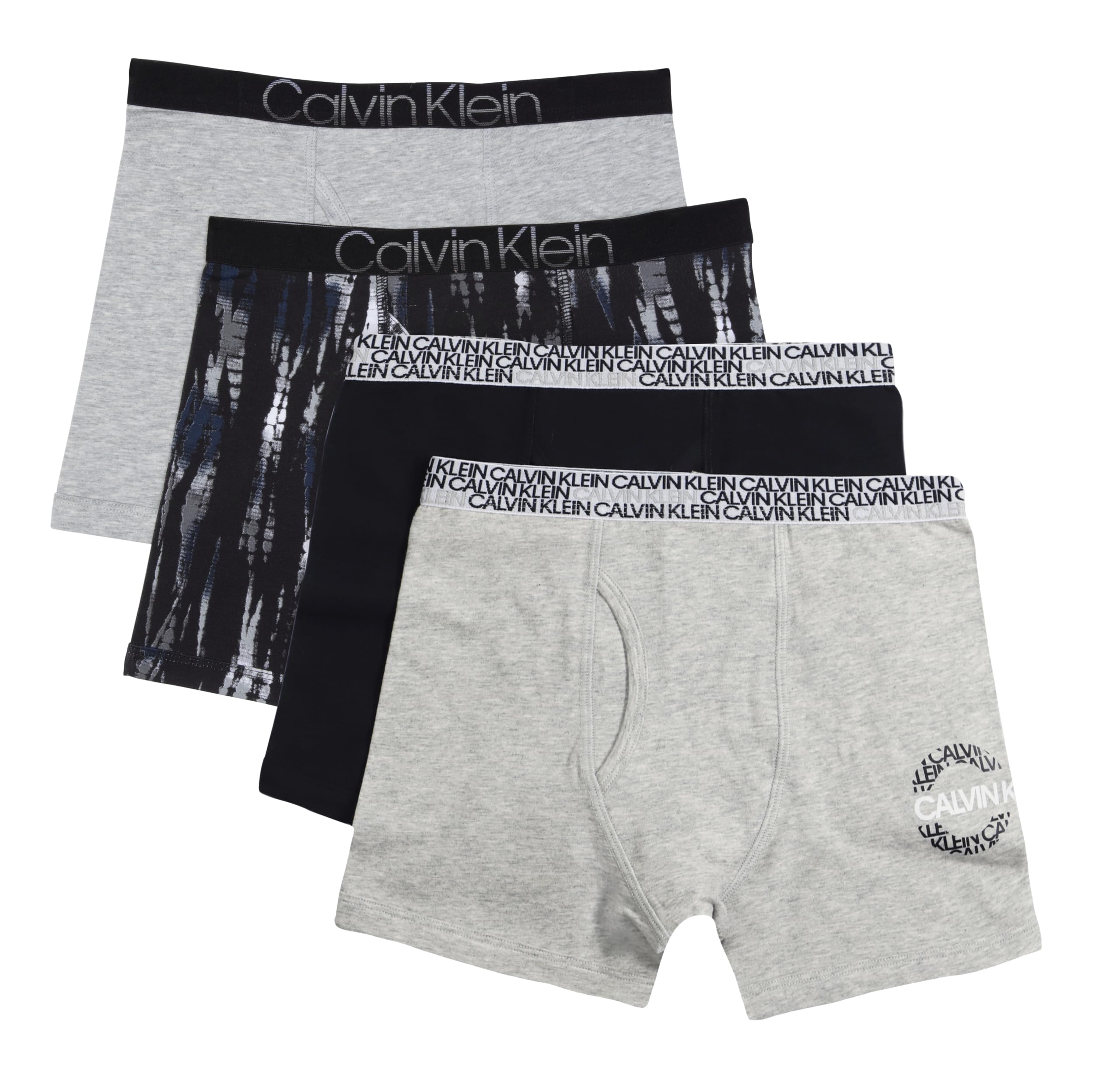 Calvin Klein Boys' Underwear Four Pack Boxer Brief Value Pack