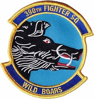 390th Fighter Squadron Patch - With Hook and Loop, 4