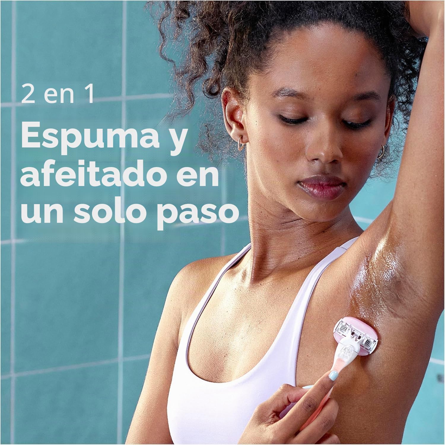 Gillette Venus – Juego de 8 recambios de afeitadora para mujeres ComfortGlide Spa Breeze, autépticas, barras perfumadas, sin necesidad de gel de afeitar, cartuchos de 3 cuchillas diseñados para cuerpo