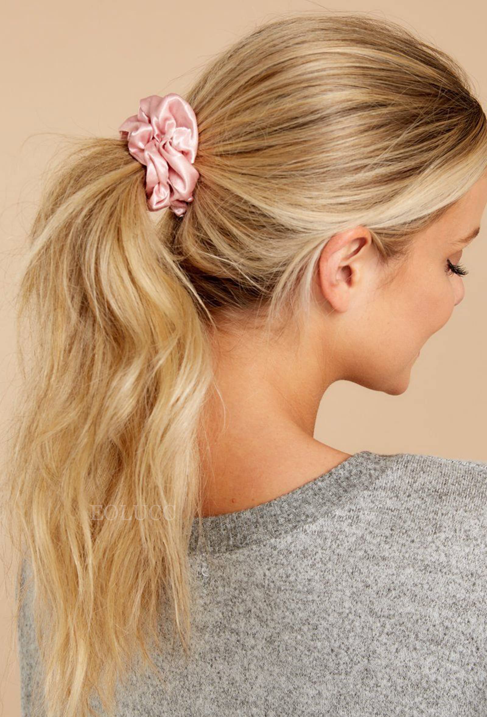 10 Pack Scrunchies for Bridesmaid Gifts - Hair Ties for Bachelorette Party Amazon.com : LADY&HOME Bridesmaid Hair Ties, 10 Packs  main image 4