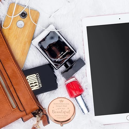 Miniatura 9 de Regalos para el día de San Valentín para mujer maquillaje compacto espejo regalos para mujeres niñas hermanas hija mamá amigas esposa ella