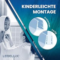 LebeLux Zuhanytömítés 2x100cm Zuhanykabin Ajtó Tömítő Gumi 5-8mm Üvegajtóhoz PVC Vízzáró Szalag Zuhanyfülke Alsó Oldalsó Tömítés 6
