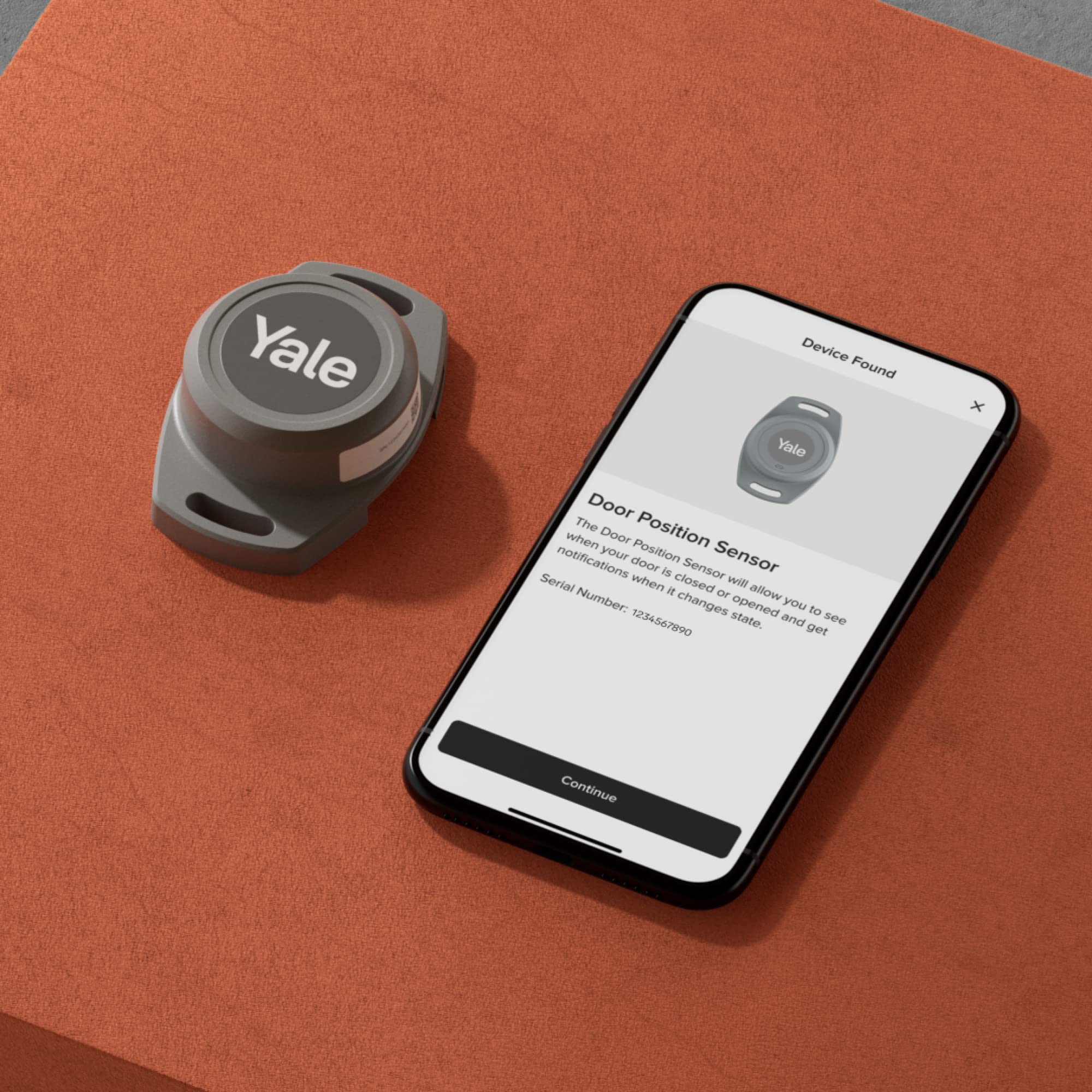 Yale Détecteur et Aimant de Fixation Ouverture de Porte - Capteur et Aimant de Rechange - Accessoires Le système d'ouverture Intelligente de Portes de Garage et de portails - 05/102330/BW Gris
