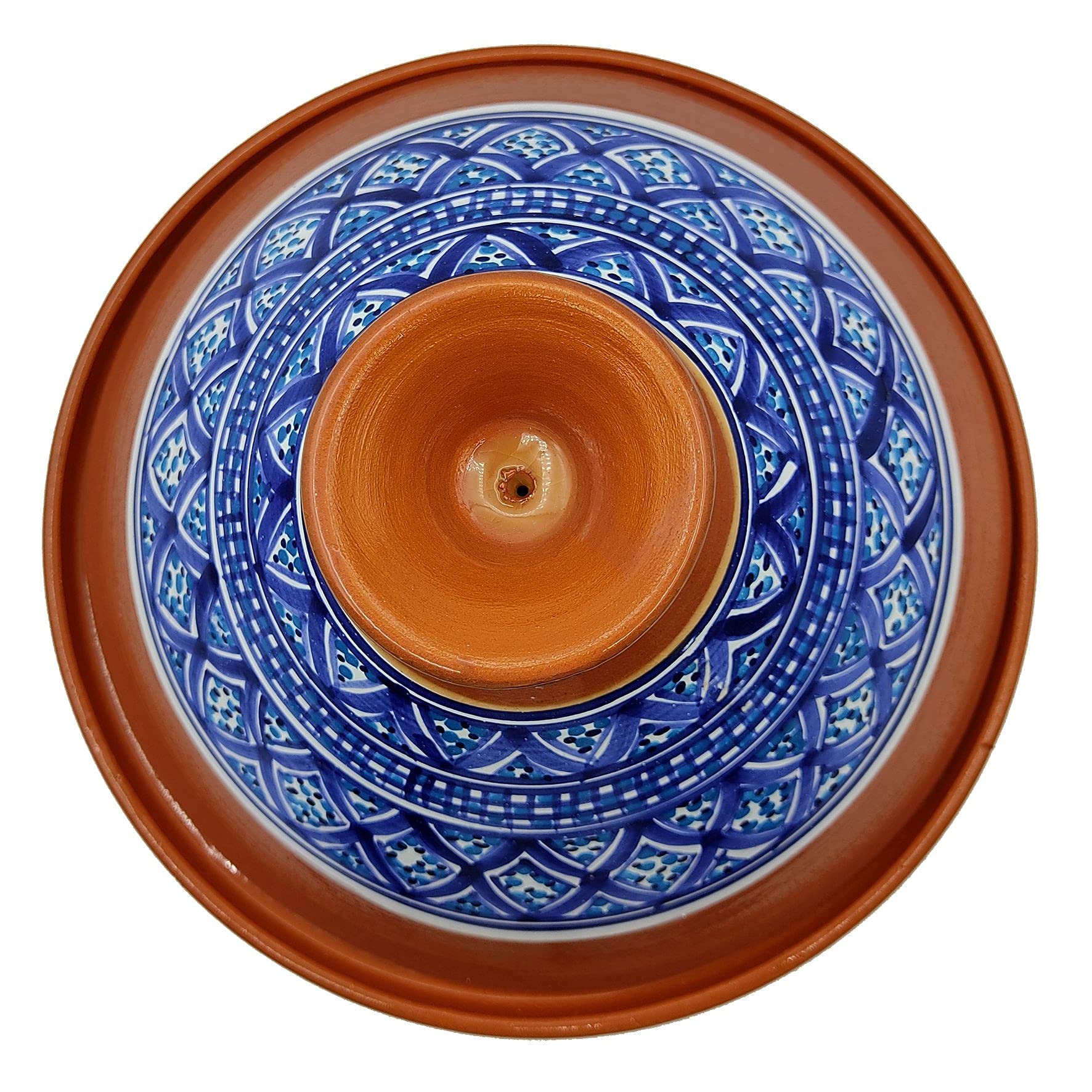 Tajine in Terracotta XL 32cm – Autentica Pentola Etnica Marocchina/Tunisina con Ebook Gratuito 0907211208