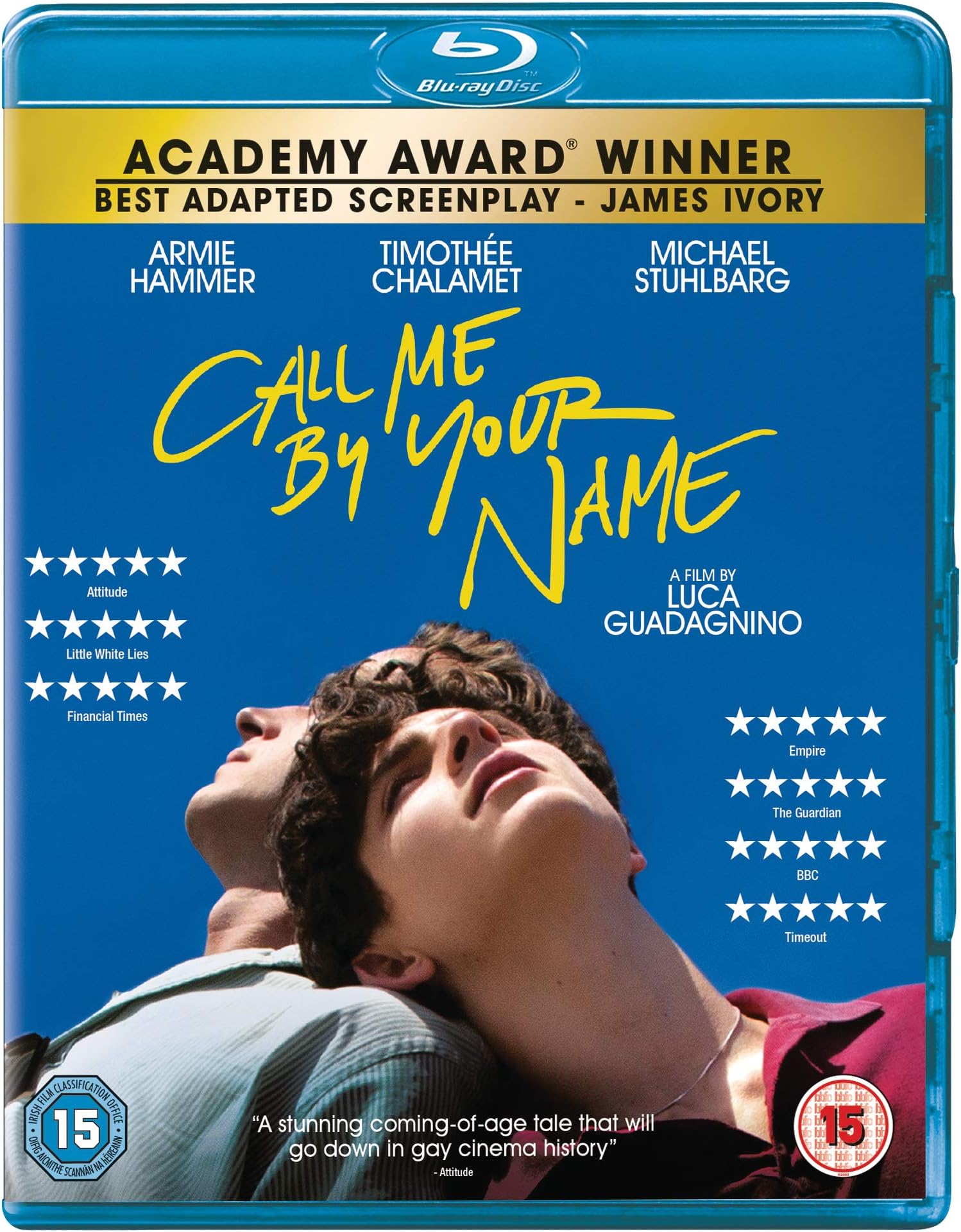 Call Me by Your Name [Blu-ray] [Region B] [2017]