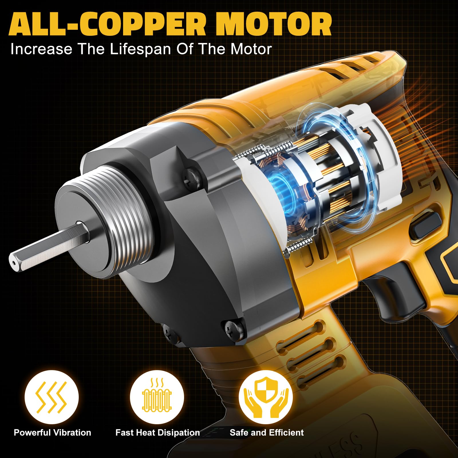 LIVOWALNY Concrete Vibrator - Powerful Air Bubble Removal -3 LIVOWALNY Concrete Vibrator - Powerful Air Bubble Removal -3