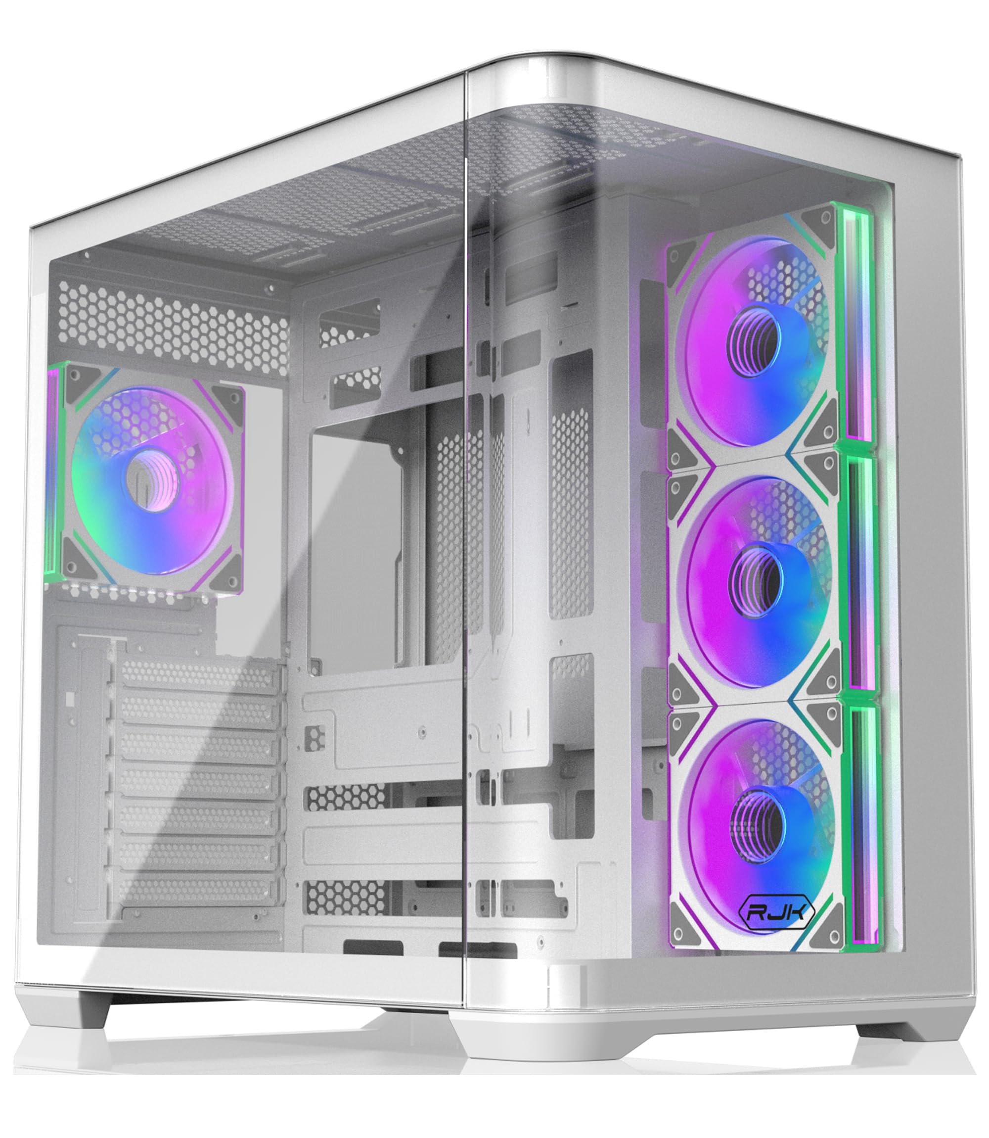 【ARGBファン7個付属】RAIJINTEK　ホワイトPCケース白 ARGBファン7個付属】RAIJINTEK ホワイトPCケース白 ARGBファン7個付属