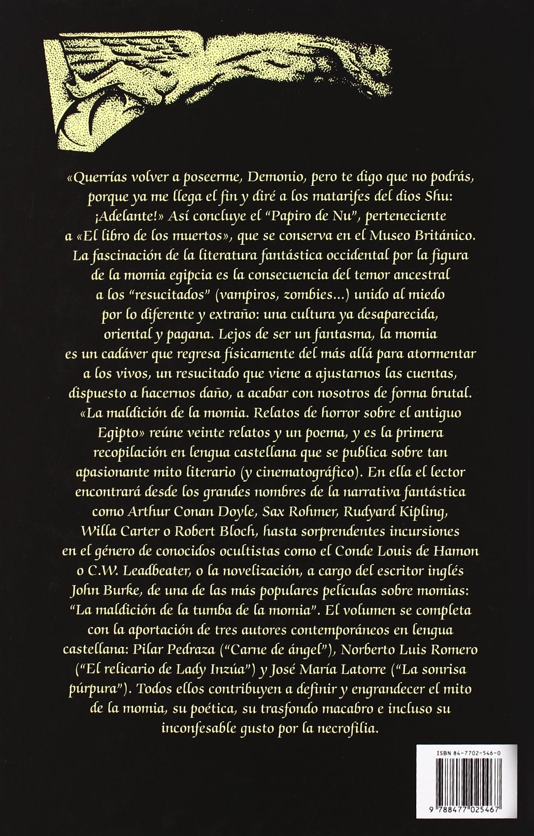 La maldición de la momia: Relatos de horror sobre el antiguo Egipto (Gótica)
