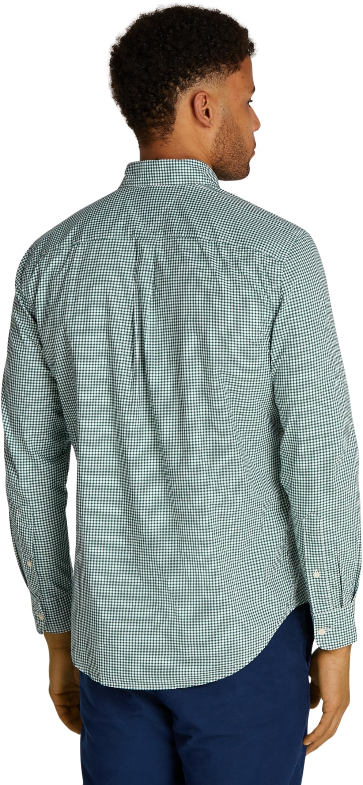 Tommy Hilfiger Camisa Hombre Flex Poplin Gingham Regular Fit