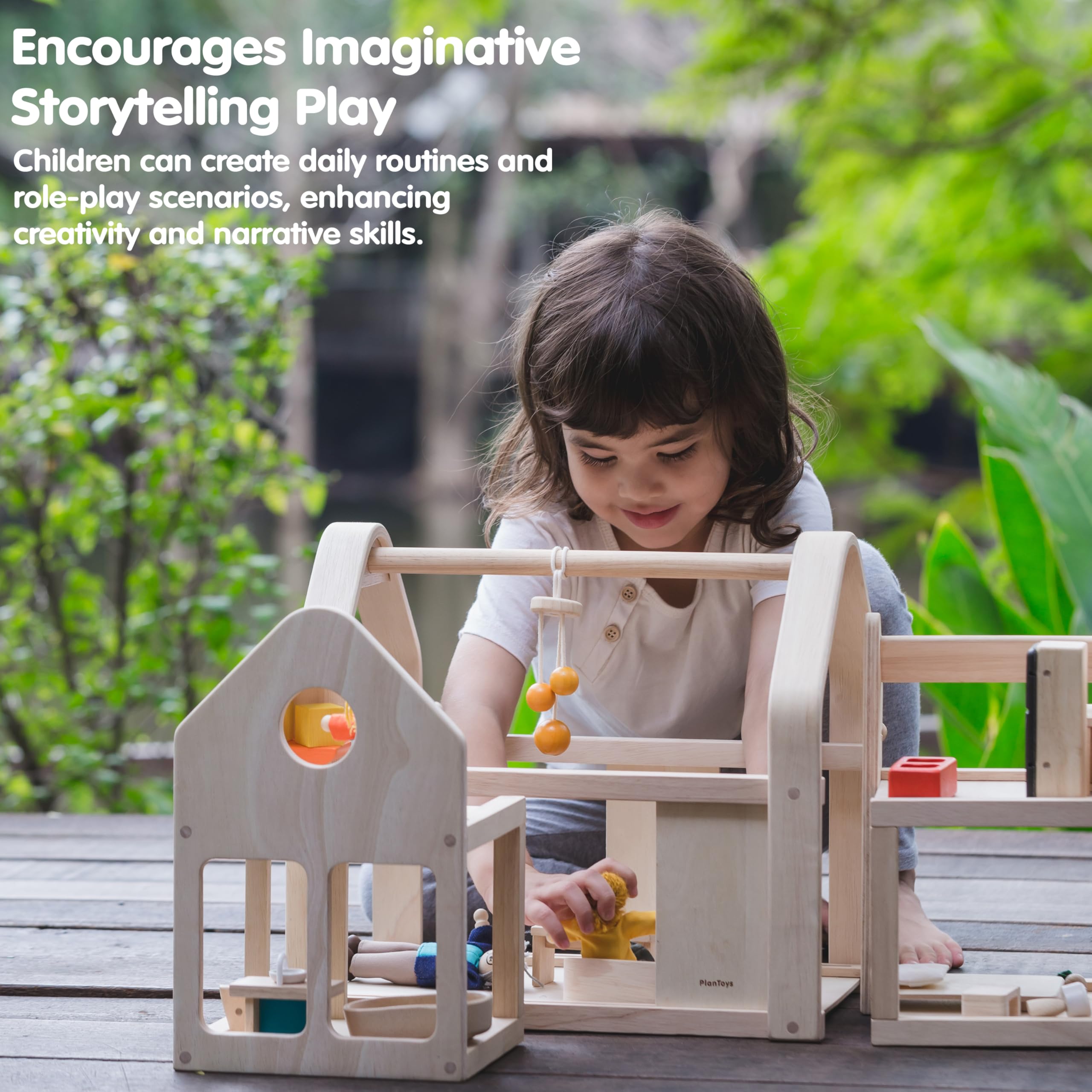 Plantoys- domek dla lalek Slide & go (7611)