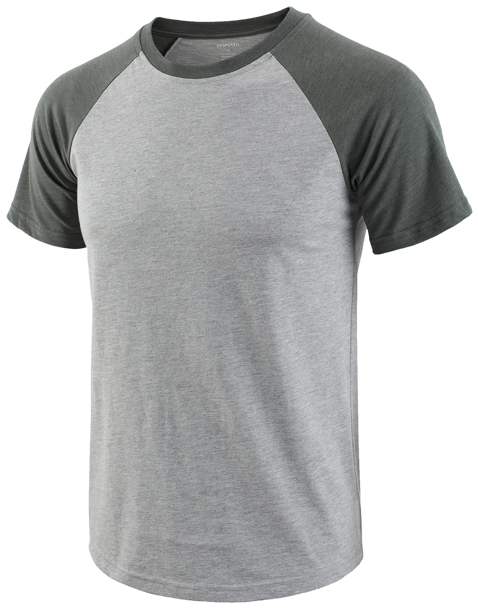 DESPLATOMen's Casual Vintage Slim Fit Short/Long Sleeve Workout Active Sports Hiking Baseball Jersey T-Shirts