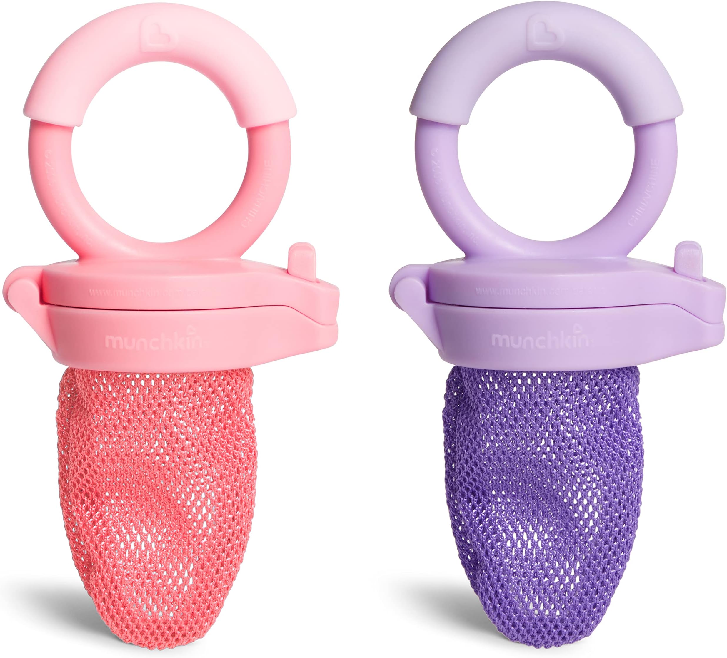 Munchkin フレッシュフードフィーダー 赤ちゃん用 2個セット （パープル＆グリーン） 海外直送品