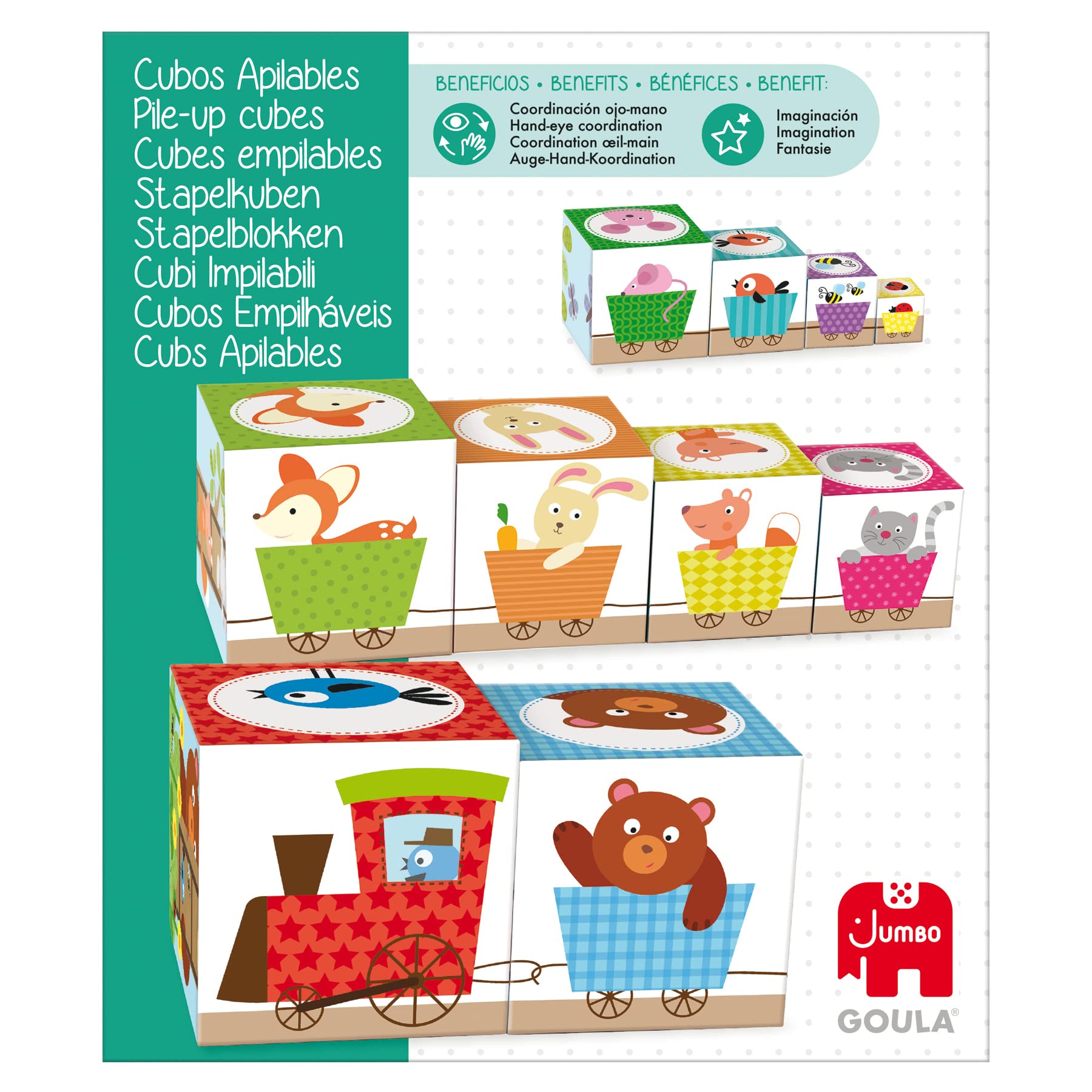 Goula 55219 - Cubi Impilabili Bosco