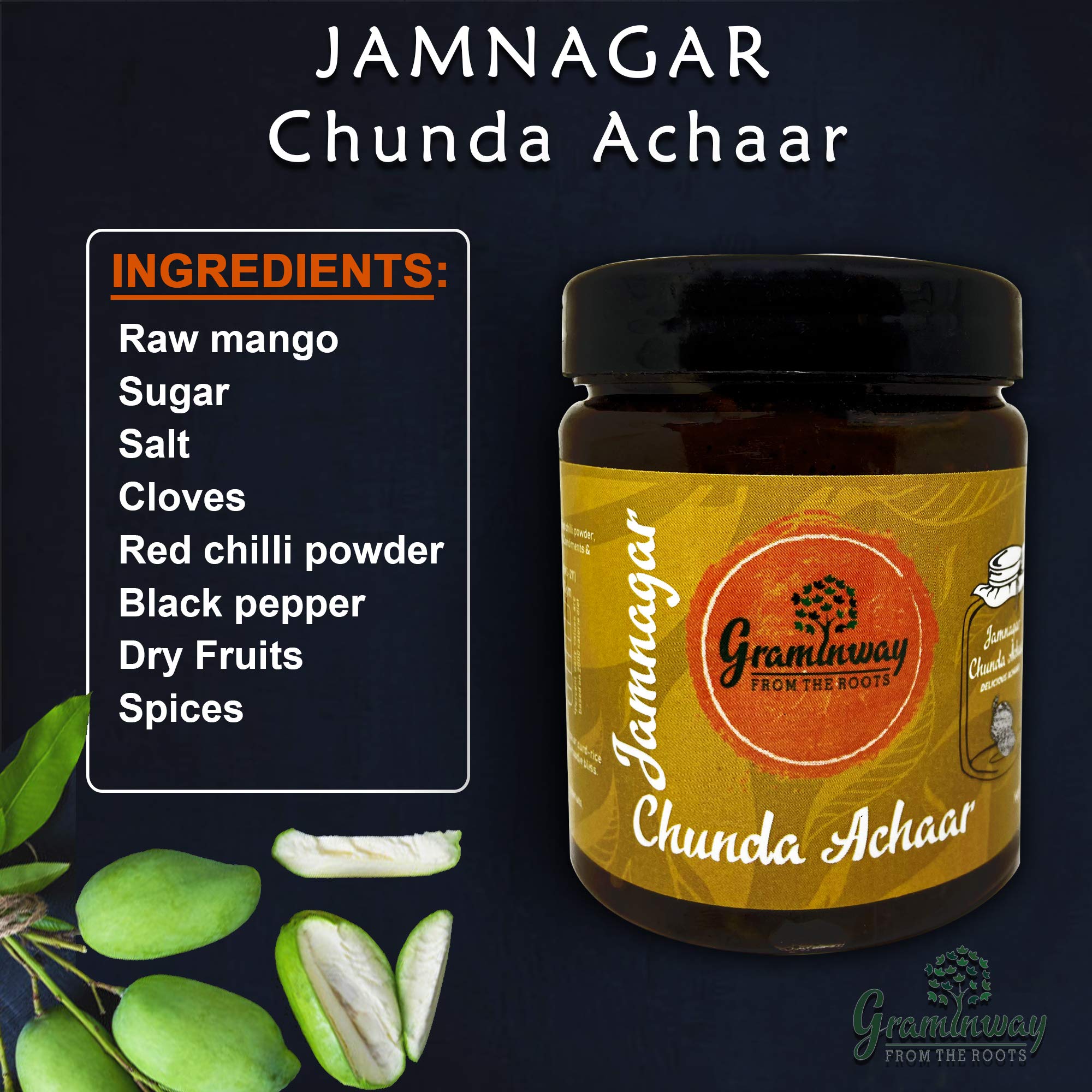 Graminway Jamnagar Chunda Pickle - 300gm ( Pack of 1 ) 2