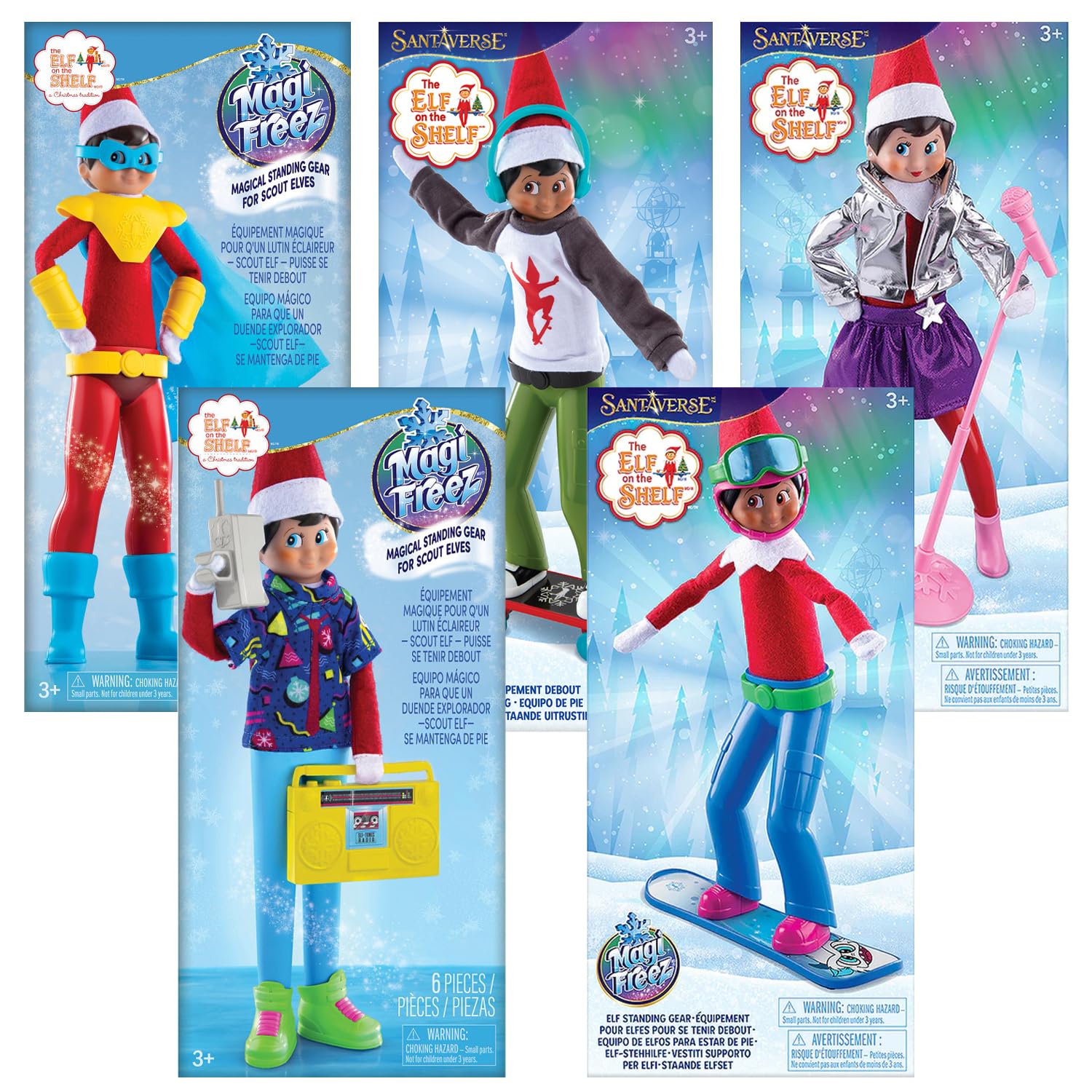 Amazon.com: The Elf on The Shelf Magi-Freez Complete Set: Polar