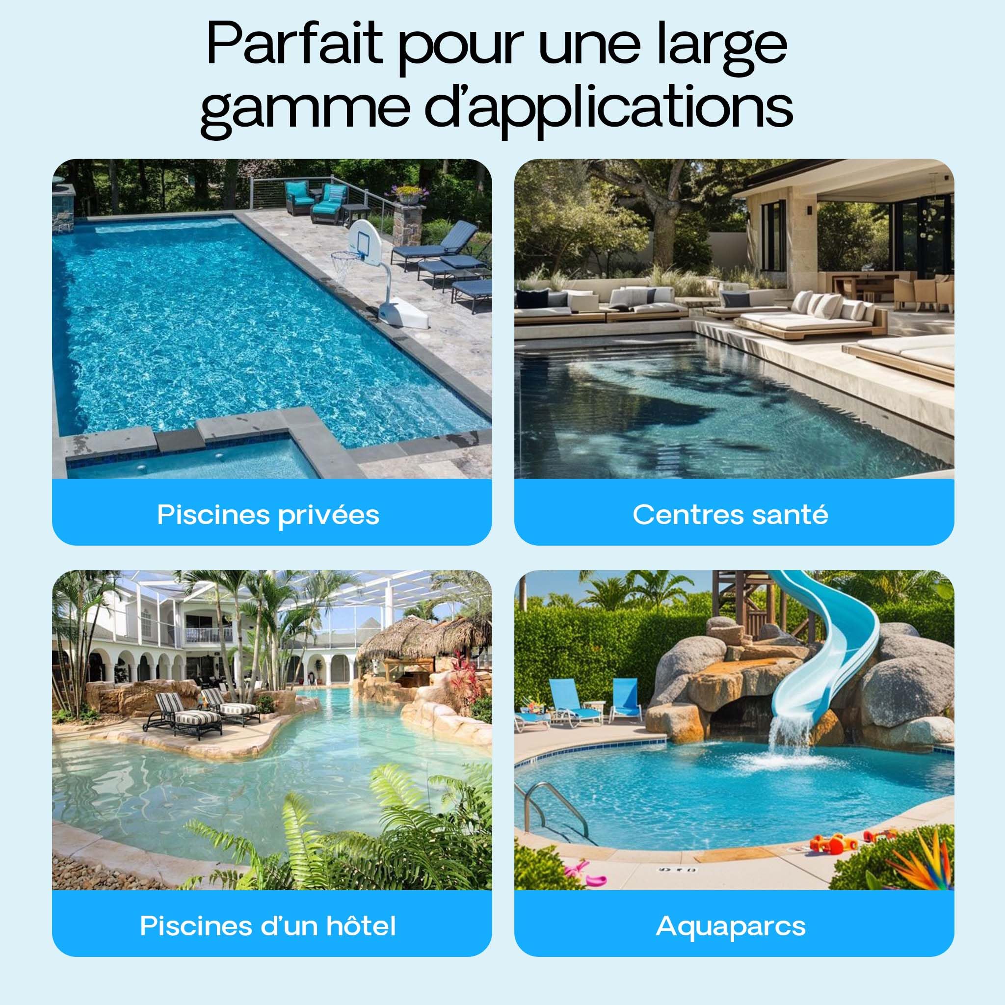 XPOtool Pompe de piscine à vitesse variable 750 W – Débit 21000 l/h – Hauteur refoulement 17 m – Pompe de filtration et de circulation pour Filtre Eau – Pool Whirlpool Bain remous Jardin