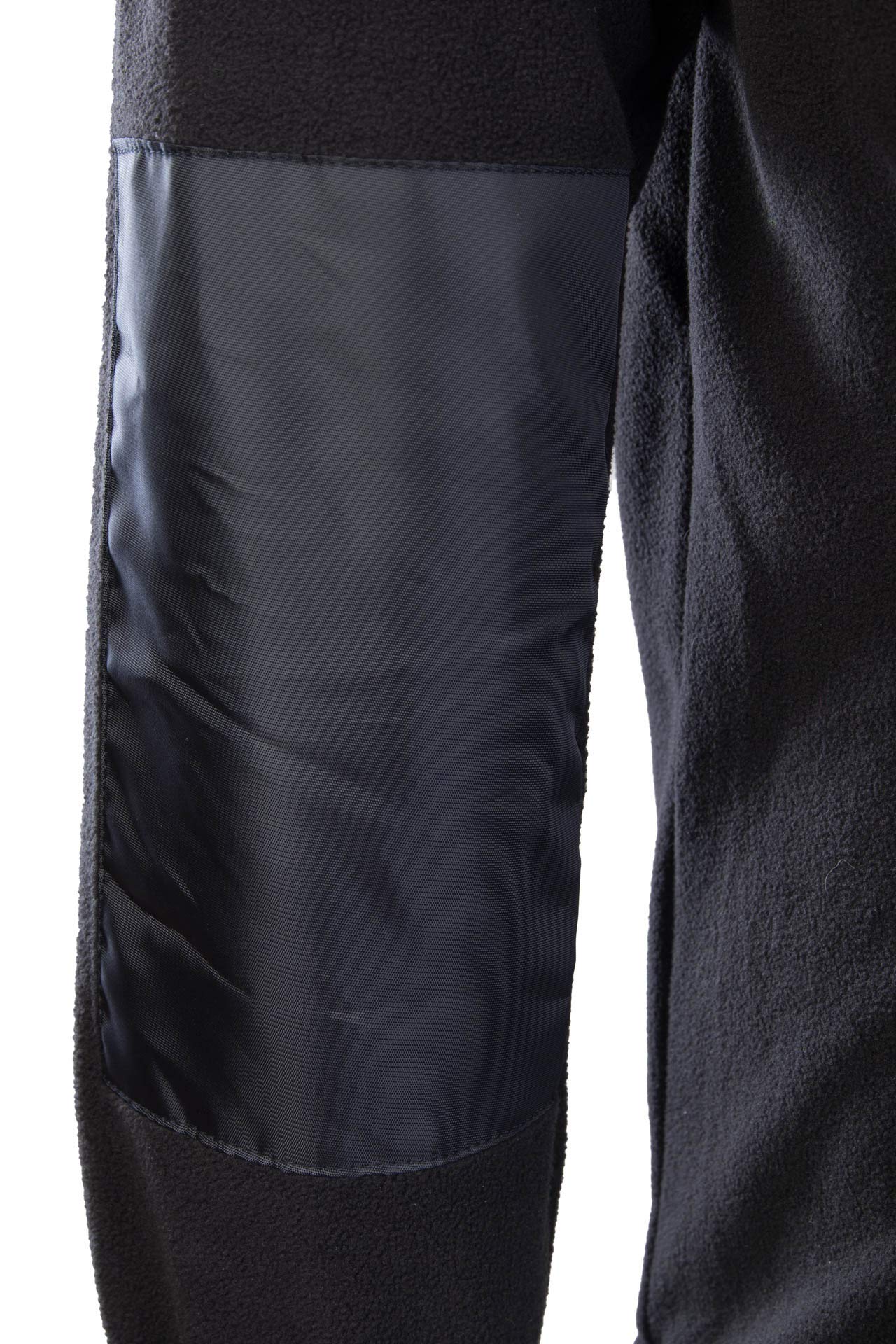 Seven Kings Fleecejacke Herren Arbeit - Arbeitsjacke Fleece mit Reflektorstreifen - Strickfleecejacke mit Verstärkungen - mit vielen Taschen - Ideal für Baustellen und Straßenarbeiter