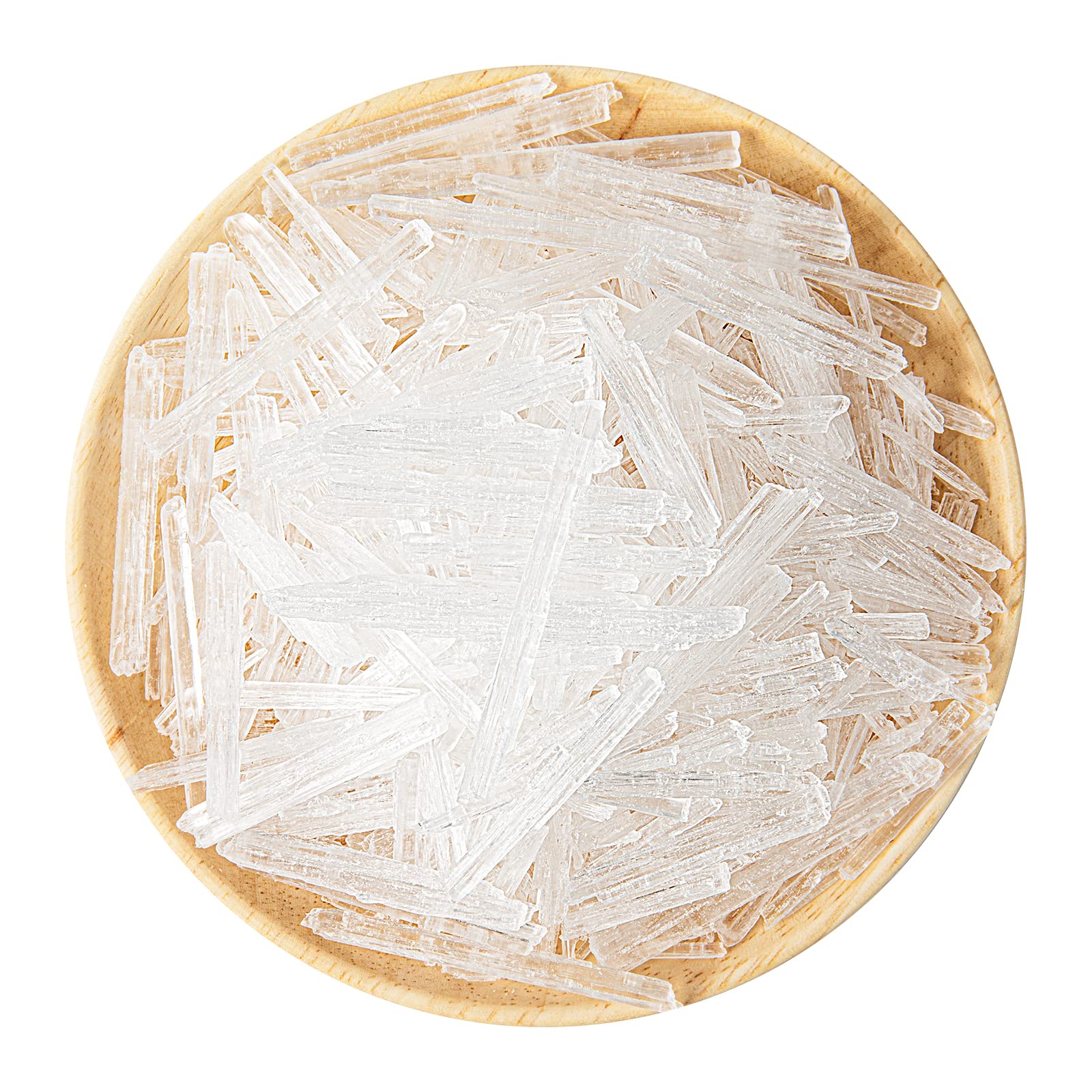 Viktairy Menthol Crystals Bulk 1lb, 100% Pure Organic Mint Crystals | Great for Making Shower Steamers, Creams and Soaps