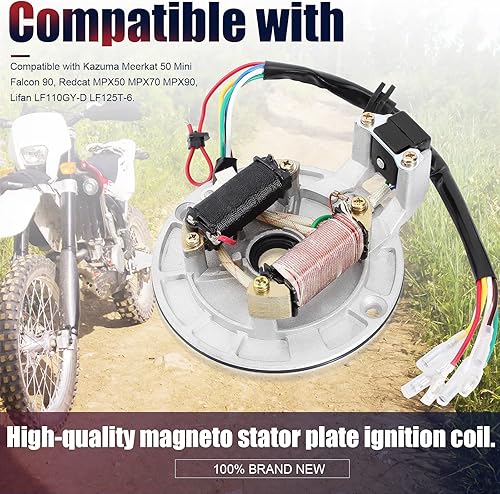 Miniatura 5 de Disco estator magnético de bobina para camionetas Pickup, Dirt, bicicletas todo terreno, go kart, vehículos todo terreno (90, 110, 125 centímetros