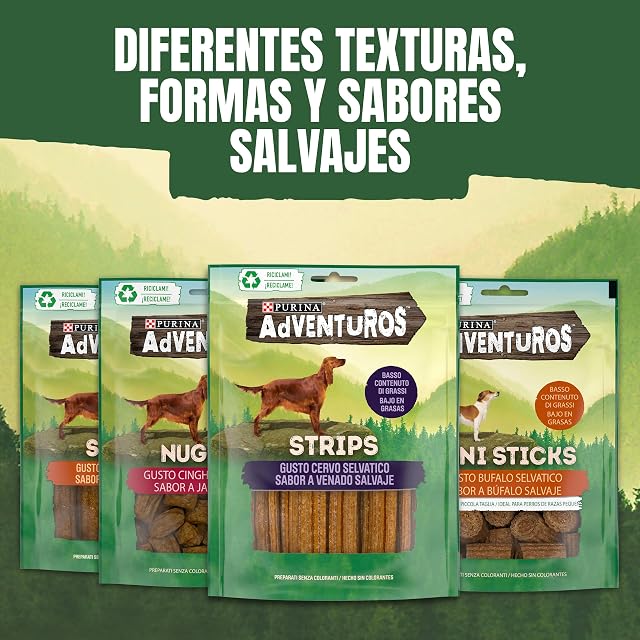 Foto 7 de 8 de Purina Adventuros Nuggets Snacks, premios, chuches para perros, 6 bolsas de 90g