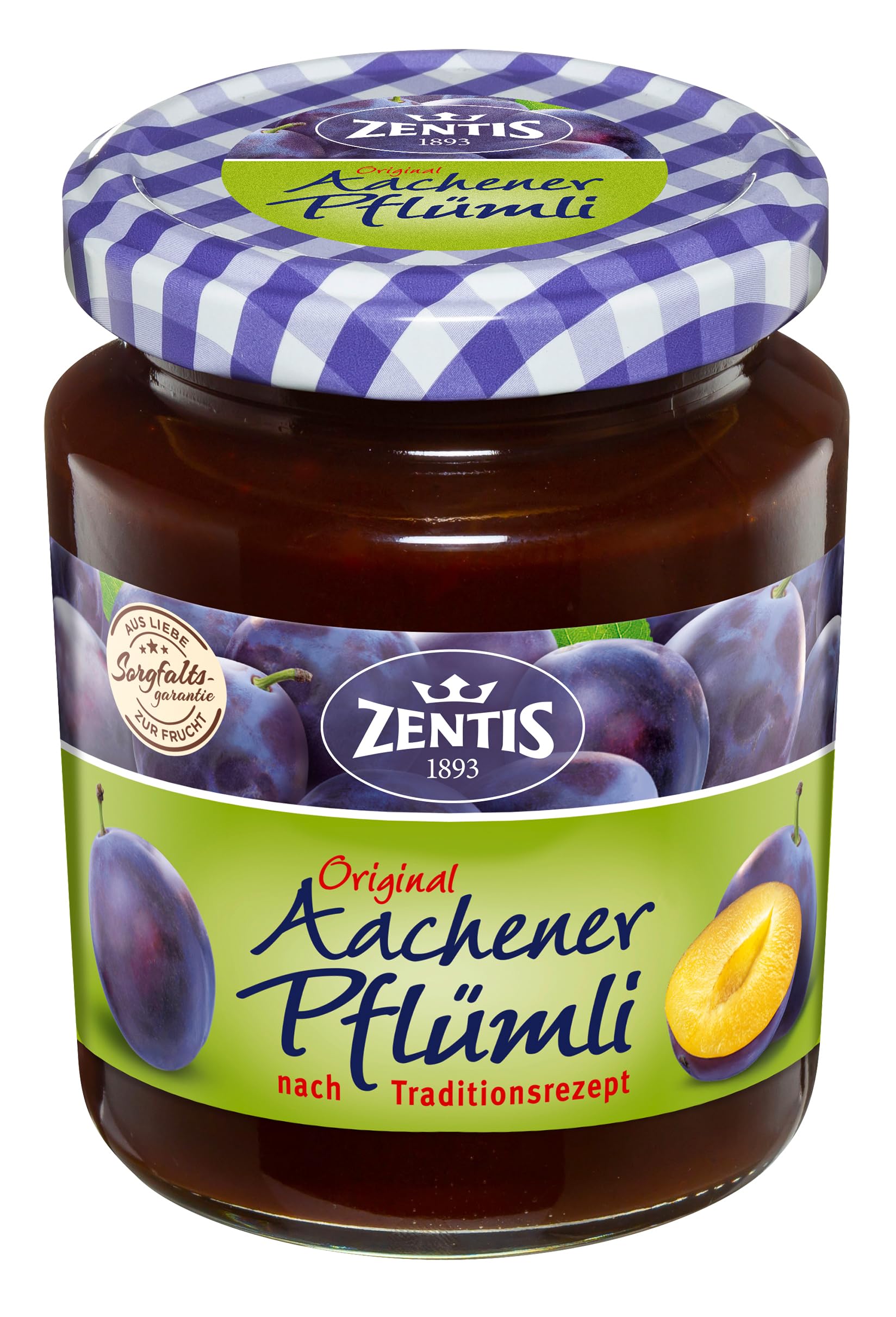 Zentis Aachener Pflümli – 195 g fruchtig-würziger Pflaumenaufstrich mit traditionellen Gewürzen für vielseitige Genussmomente