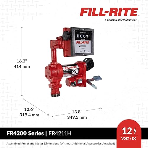 Miniatura 4 de Fill-Rite Bombas de Transferencia de Combustible de 12V y 20 GPM (Serie 4200)