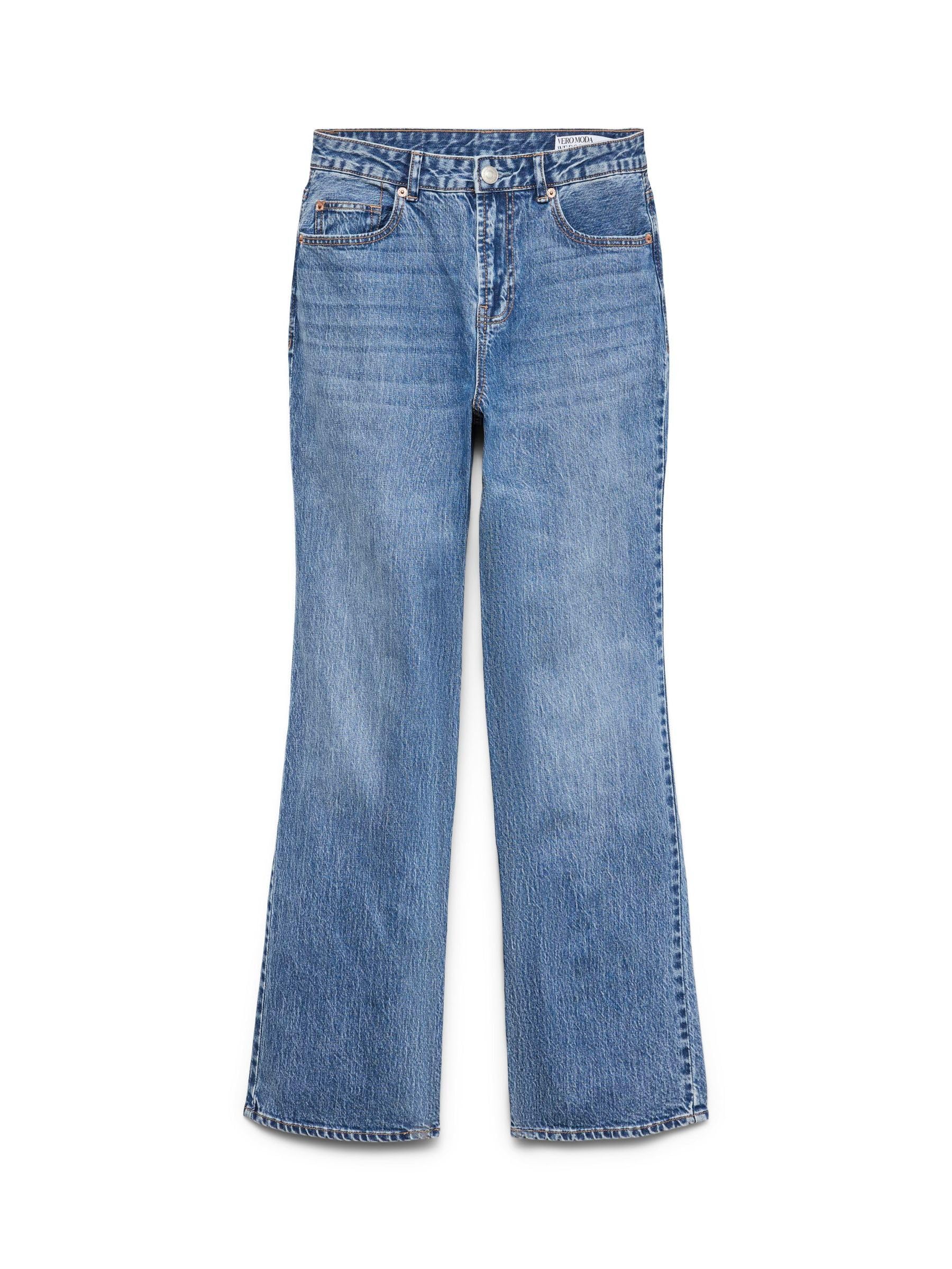 VERO MODA Vmtessa HR Straight Jeans Li3114 Ga Noos - Vaqueros Rectos Mujer