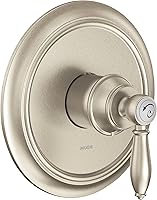 Vista 4 de Moen UTS23210 Weymouth M-CORE 2-Series 1-Handle - Kit de molduras de ducha con 1 mango, requiere válvula, cromado