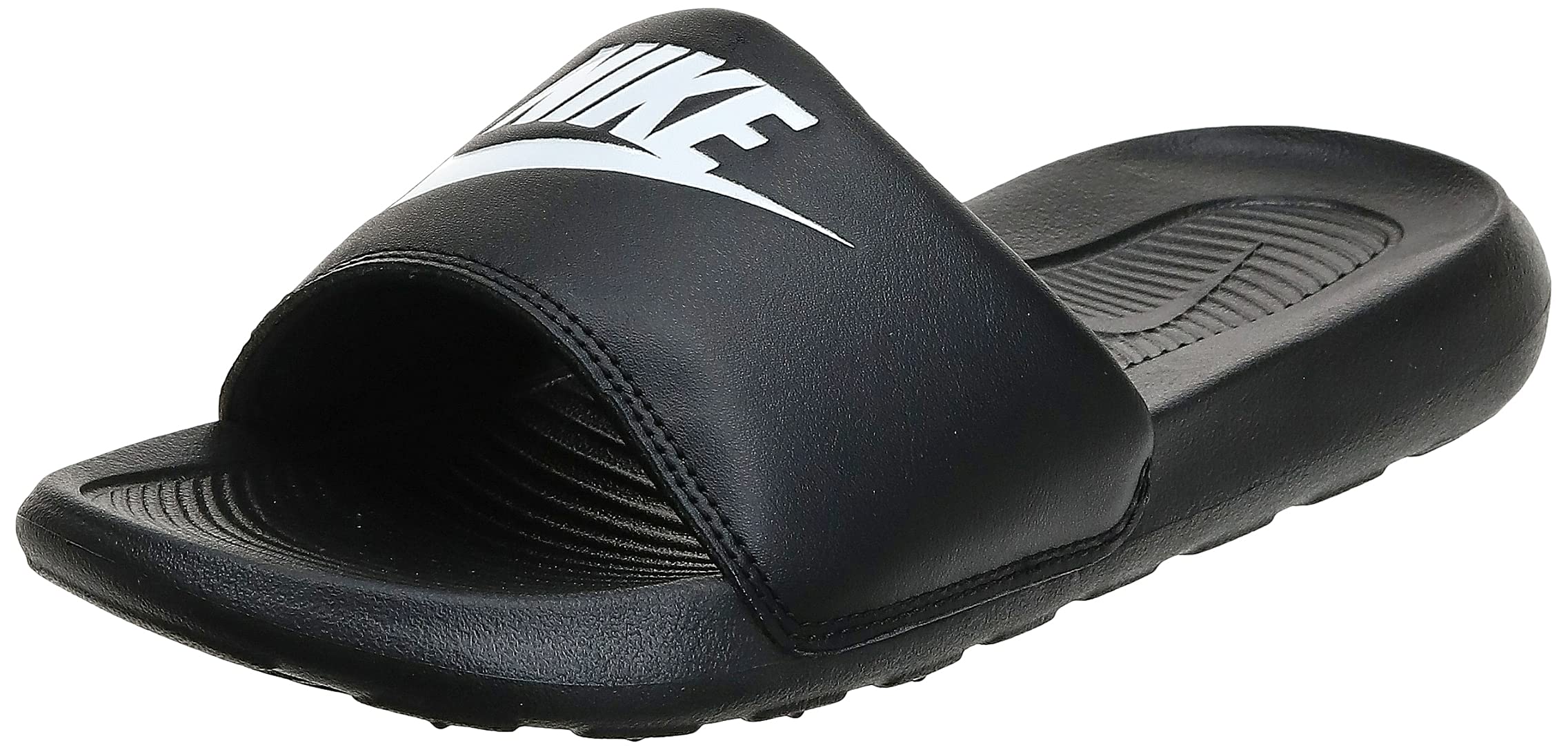 Nike Victori One Mens Comfort Slide Cn9675-003 (Black/White, Numeric_9)