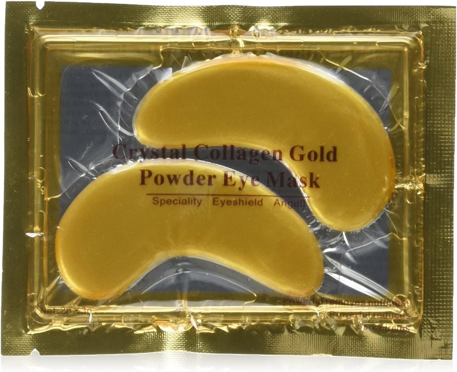 30 x Premium Crystal Collagen Gold Powder Eye Masks Face Pad Anti Ageing Wrinkle