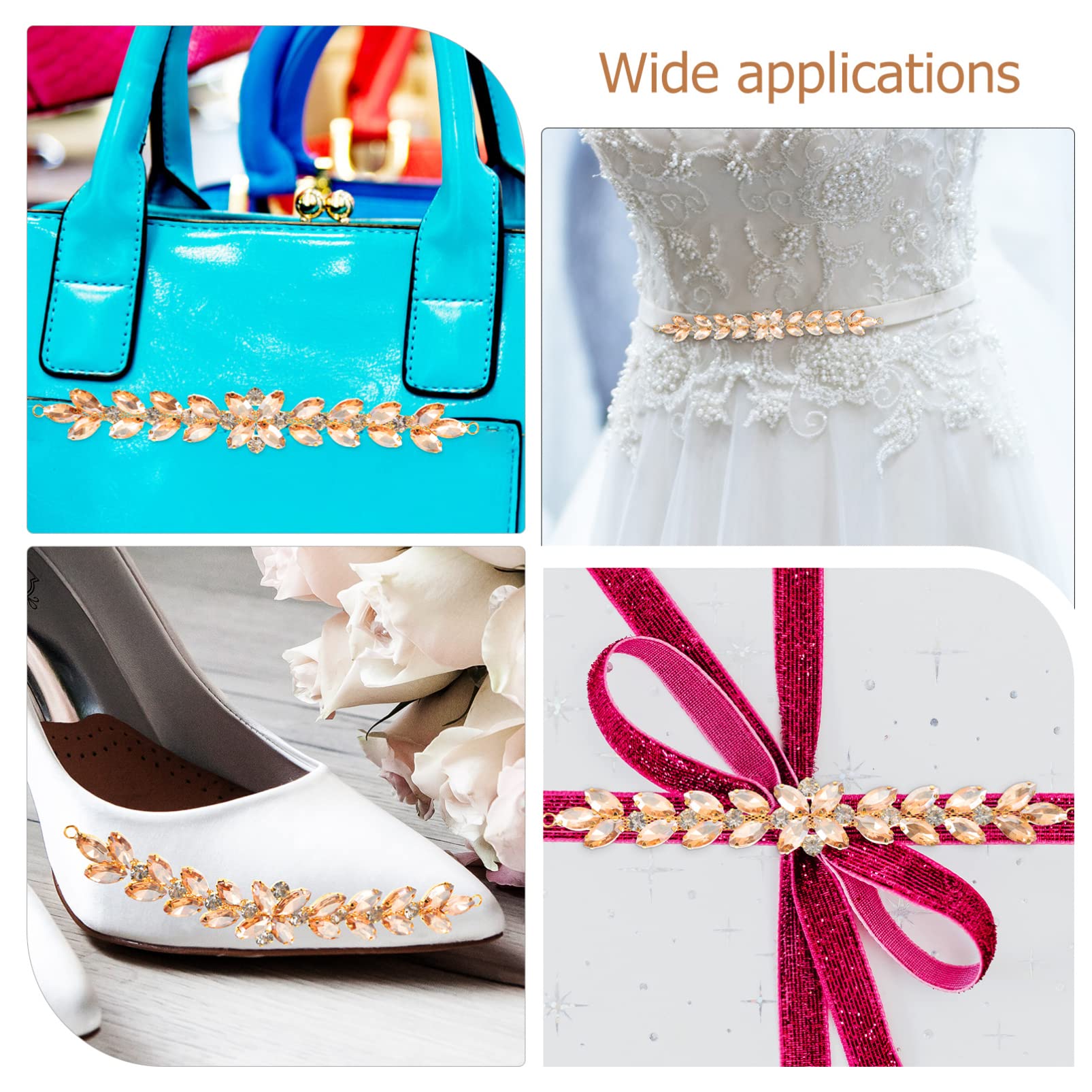 Operitacx 5pezzi Per Matrimonio Applique Per Borse e Scarpe Accessorio Cerimonie e